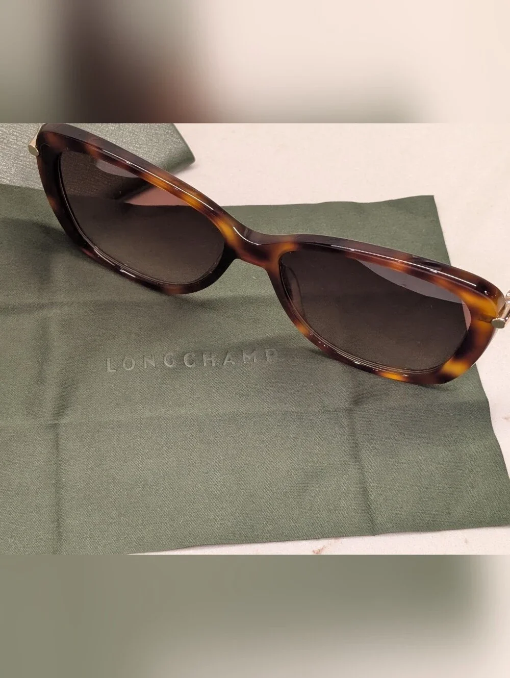 Longchamp Sunglasses - EUC - Tortoiseshell Brown - Picture 1 of 15